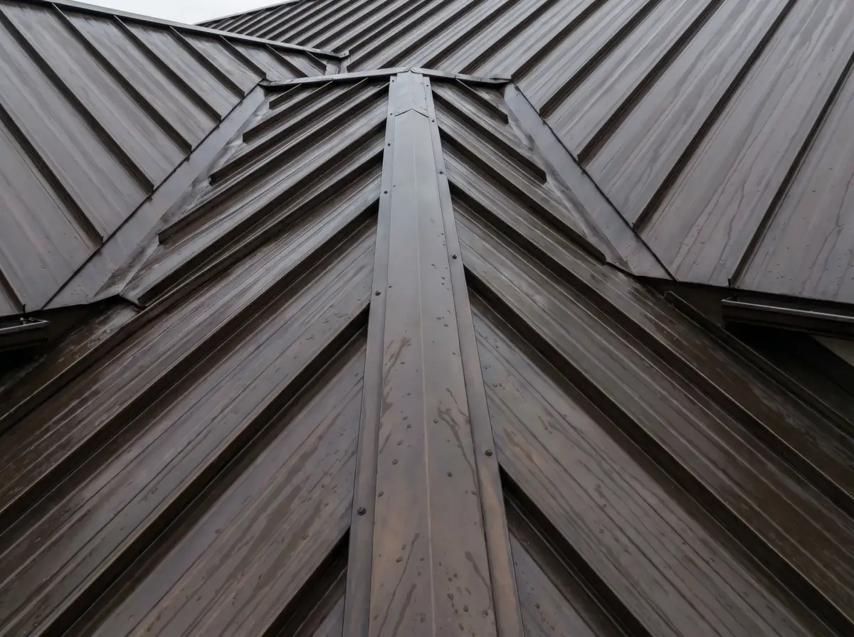 Standing seam — ridge detail in Intracoastal West, FL