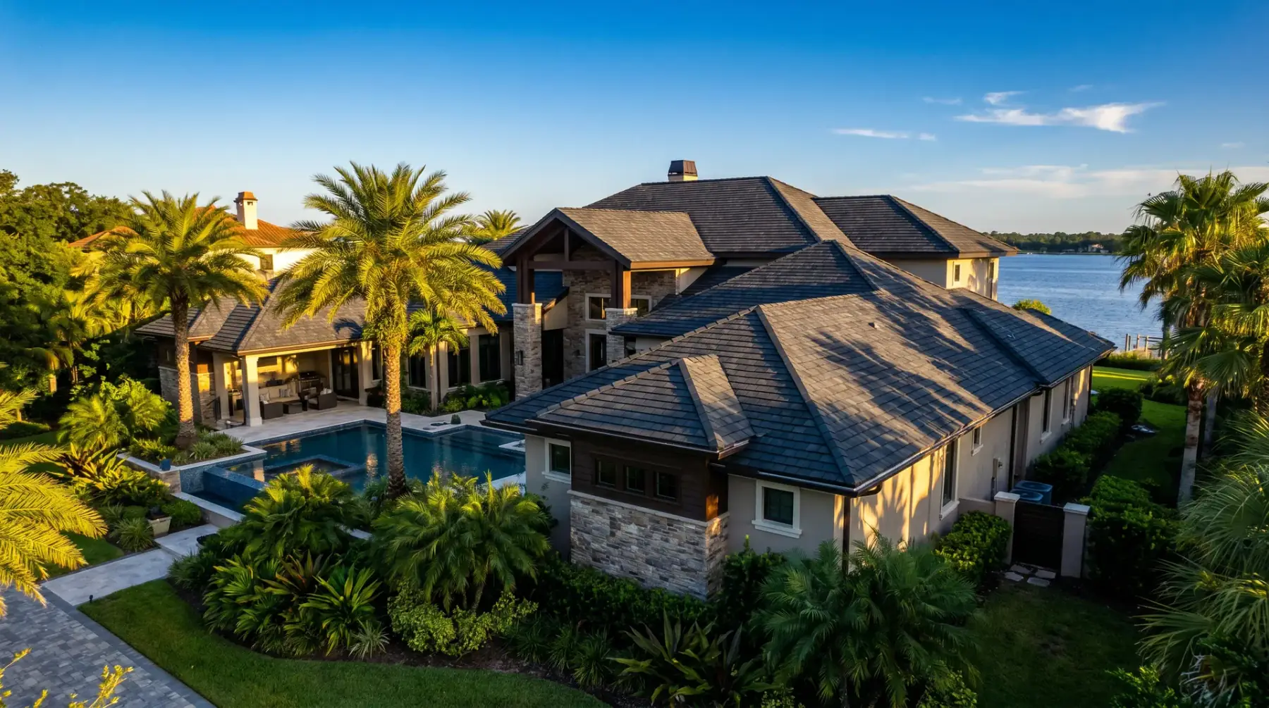 Northeast Florida home with a newly finished roof